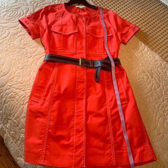 Michael Kors Summer Dress size 12 Bright Red/Orange - Picture 1 of 13
